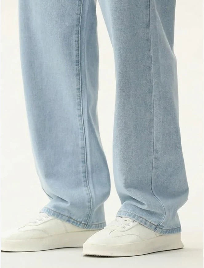 UNISEX Loose fit ice blue Denim jeans