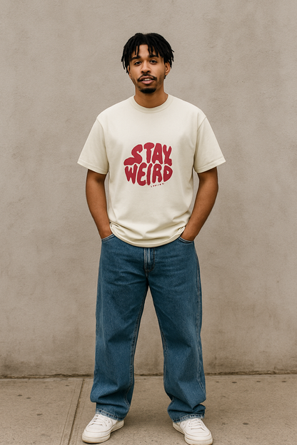 UNISEX CLASSIC CREW STAY WEIRD T-Shirt