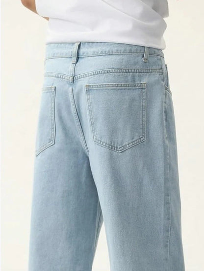 UNISEX Loose fit ice blue Denim jeans
